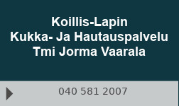 Koillis-Lapin Kukka- Ja Hautauspalvelu Tmi Jorma Vaarala logo